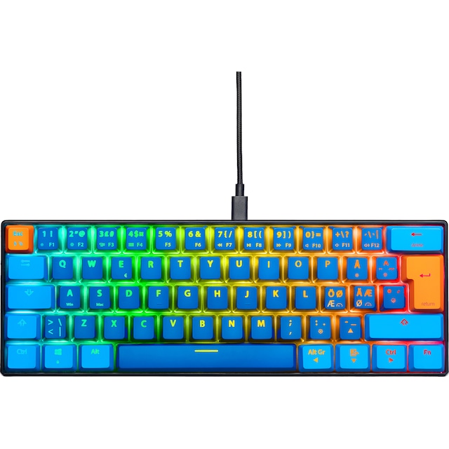 NOS C-450 Mini PRO RGB gaming tangentbord (jazz)