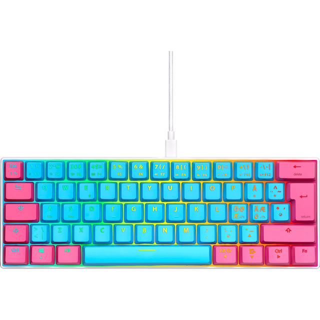 NOS C-450 Mini PRO RGB gamingtastatur (lollipop)