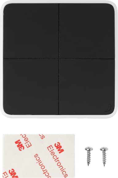 Loox5 MESH 4-knapps panelkontroller (sort)