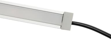 Loox5 endestykker til innfelt aluminiumsprofil, 17 mm (sølv)