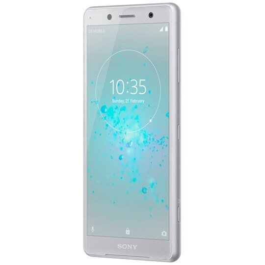 Sony Xperia XZ2 Compact smarttelefon (hvitt sølv)
