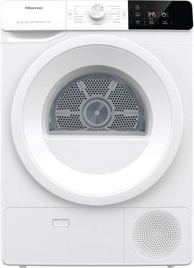 Hisense tørketrommel DHGE902 (hvit)