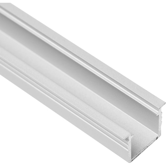 Loox5 innfelt aluminiumsprofil LED-lysstripe, 17 mm (sølv)