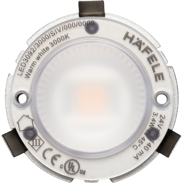 Loox5 Warmhvite LED spotlys (3,4W)