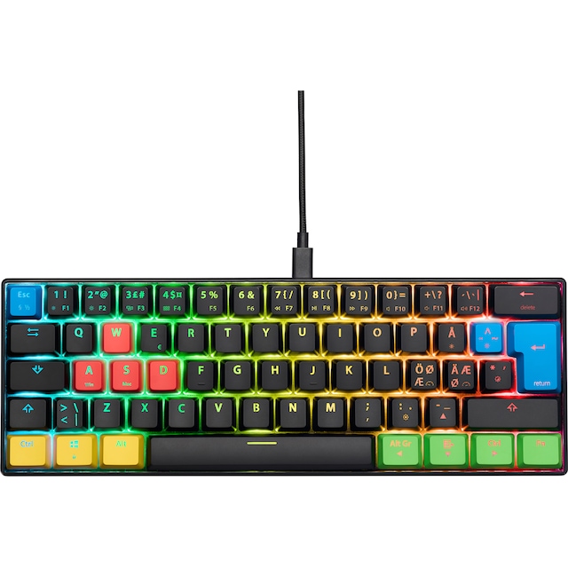NOS C-450 Mini PRO RGB gaming tangentbord (tetriz)