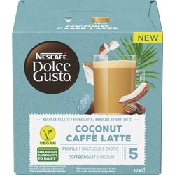 Nescafe Dolce Gusto Coconut Caffé Latte kapsler DG12451452