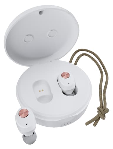 Sudio NIVÅ helt trådløse in-ear hodetelefoner (hvit)