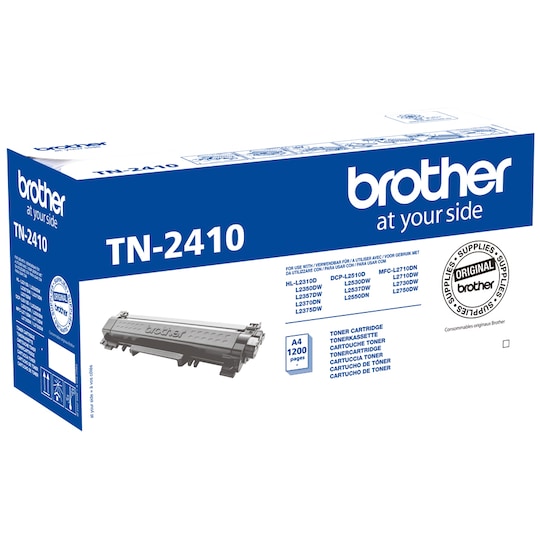 Brother tonerpatron TN-2410 Sort (standardstørrelse) - Elkjøp