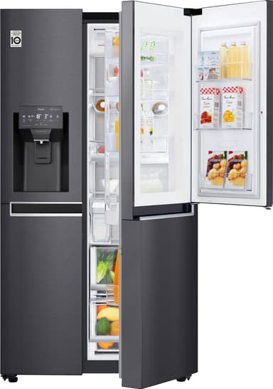 LG side by side kombiskap GSJ961MCCZ (sort)
