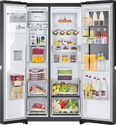 LG InstaView Side-by-side GSXV90MCDE (sort)