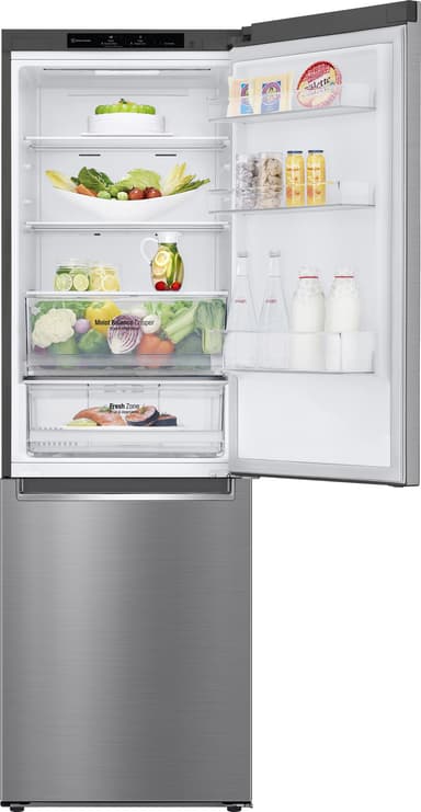 LG kombiskap GBB61PZJMN (sølv)