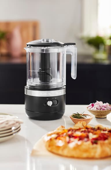 KitchenAid trådløs mini matkutter 5KFCB519EBM (matt sort)
