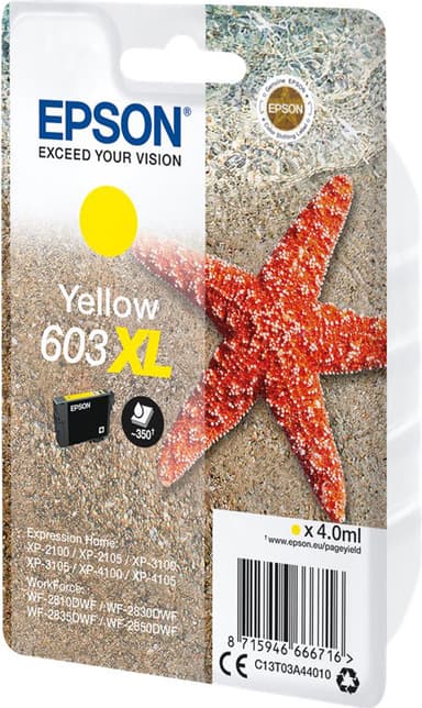 Epson 603 XL gul blekkpatron