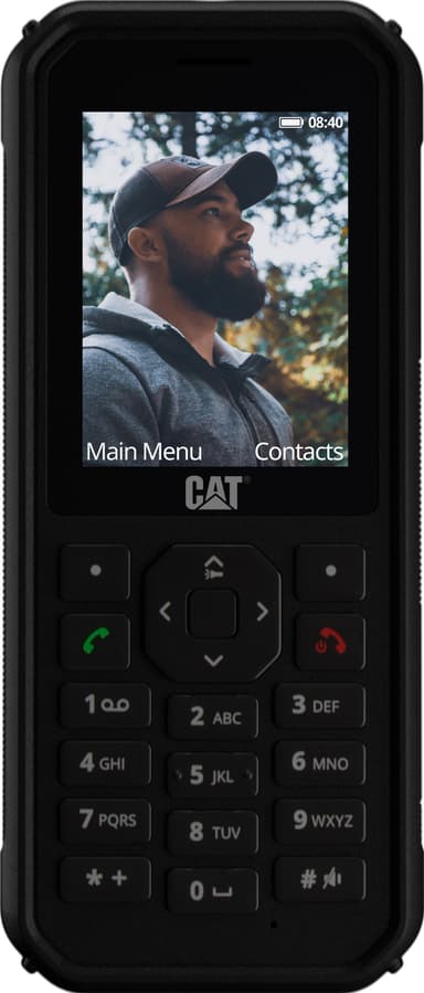 CAT B40 4G mobiltelefon (sort)