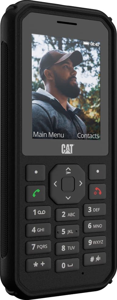 CAT B40 4G mobiltelefon (sort)