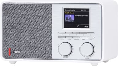Pinell Supersound 201 digital radio (hvit)