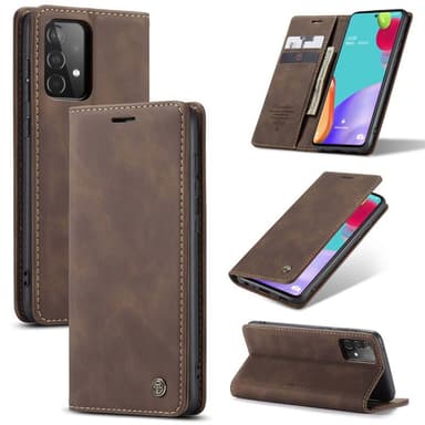 CaseMe Smart FlipCase Samsung Galaxy A72  - Kaffe