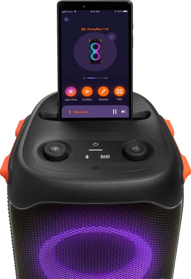 JBL PartyBox 110 bærbar høyttaler (sort)