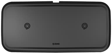 Zens Qi 30W dobbel trådløs ladematte (sort)