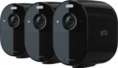 Arlo Essential trådløst FHD overvåkningssystem 3-pakning (sort)