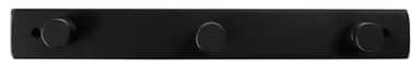 Knopplist i furu - 3 knoppar - svart