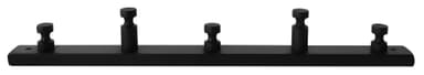 Knopplist i furu - 5 knoppar - svart