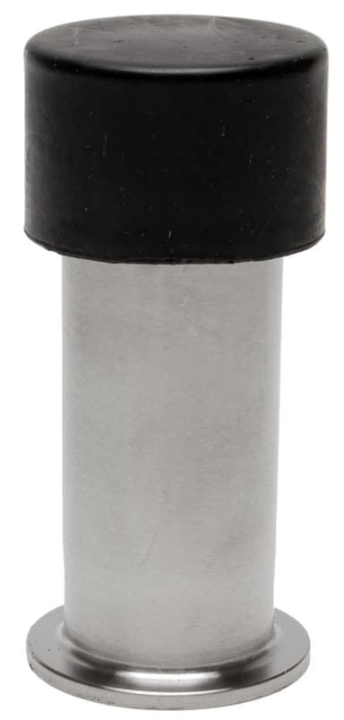 Dörrstopp golv Ø25xH75 mm - rostfritt stål