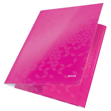 LEITZ WOW Mapp A4 Kartong Cerise