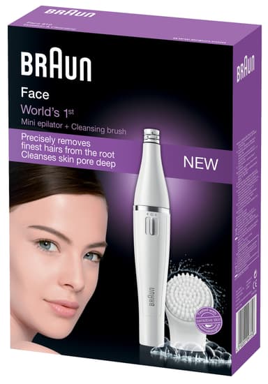 SE810 Braun ansiktsepilator med rensebørste
