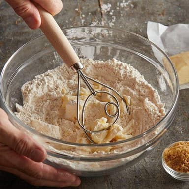 Dansk deigvisp i rustfritt stål