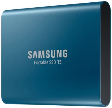 Samsung T5 bærbar SSD 250 GB (blå)