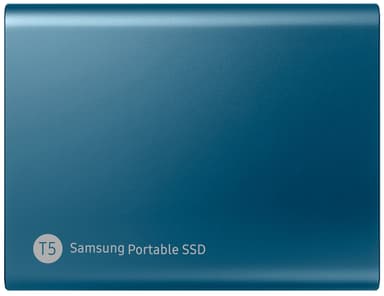 Samsung T5 bærbar SSD 250 GB (blå)