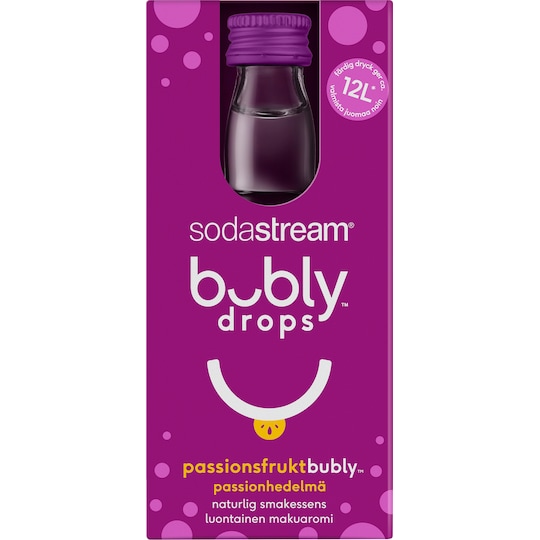 SodaStream Bubly Drops smaksekstrakt S1525249770 (pasjonsfrukt)