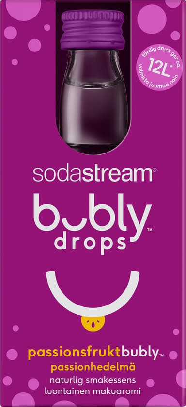 SodaStream Bubly Drops smaksekstrakt S1525249770 (pasjonsfrukt)