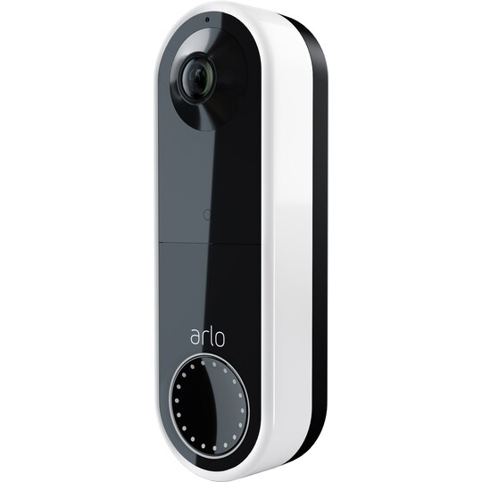 Arlo Wire-Free Video Doorbell smart ringeklokke (hvit) - Elkjøp