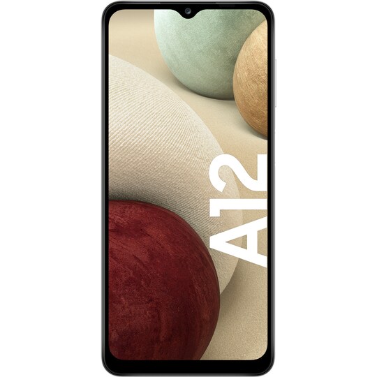 Samsung Galaxy A12 smarttelefon 4/64GB (hvit)