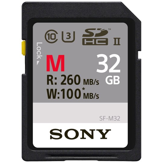 Sony Professional SF-M32 SDHC minnekort 32 GB
