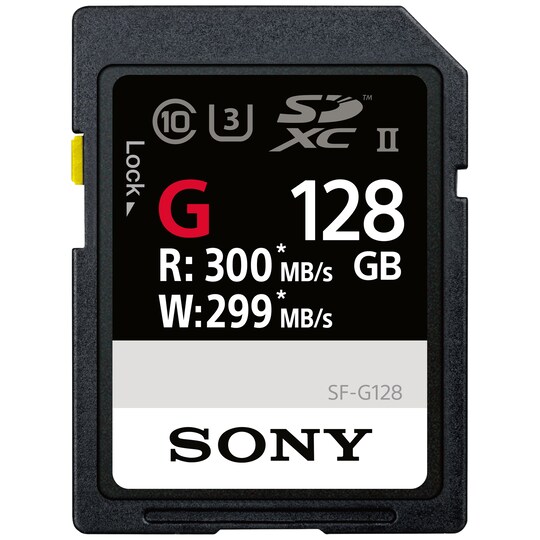 Sony Professional SF-G128 SDXC minnekort 128 GB