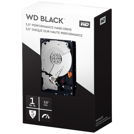 WD Black Performance 3,5" intern harddisk (1 TB)