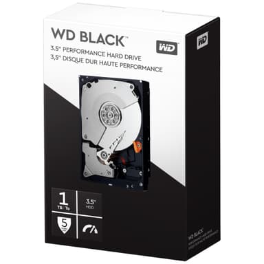 WD Black Performance 3,5" intern harddisk (1 TB)