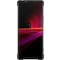 Sony Xperia 1 III Style Style deksel med stativ (sort)