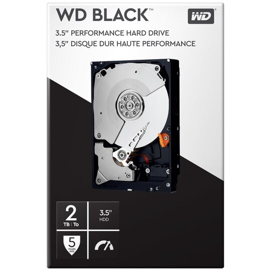 WD Black Performance 3,5" intern harddisk (2 TB)