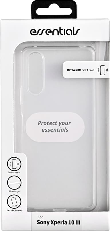 Essentials Sony Xperia 10 III TPU deksel (transparent)