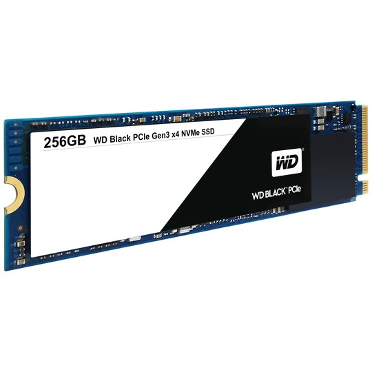 WD Black intern M.2 PCIe SSD-lagring 256 GB