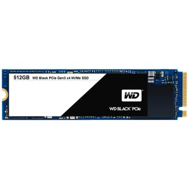 WD Black intern M.2 PCIe SSD-lagring 512 GB WD Black intern M.2 PCIe SSD-lagring 512 GB