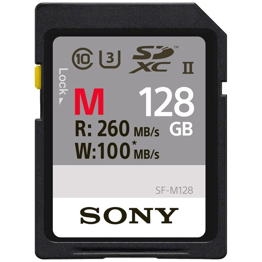 Sony Professional SF-M128 SDXC minnekort 128 GB