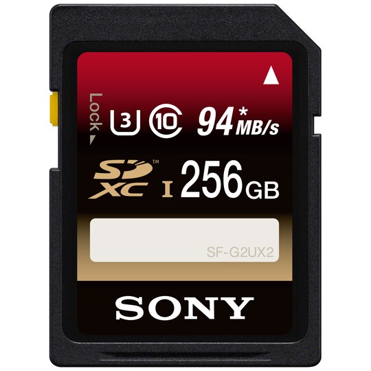 Sony Expert SF-G2UX2 SDXC-minnekort 256 GB