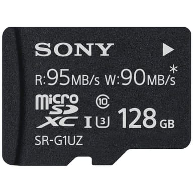 Sony Professional SR-128UZA Micro SDXC-kort 128 GB Sony Professional SR-128UZA Micro SDXC-kort 128 GB