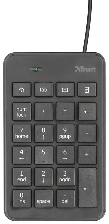 Trust Xalas USB numerisk tastatur