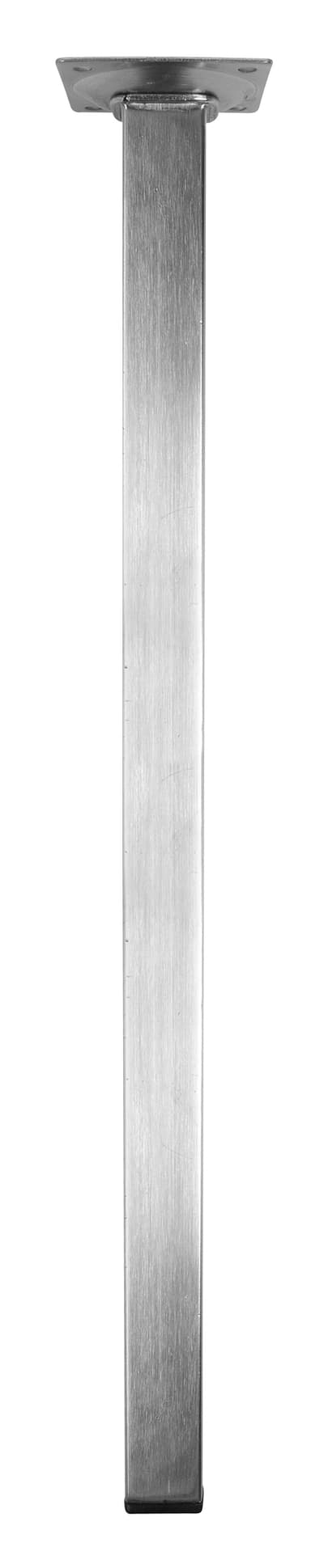 Bordsben 50 cm 24x24 mm - borstat stål